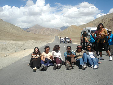 The Girls on the Go Club in Ladakh