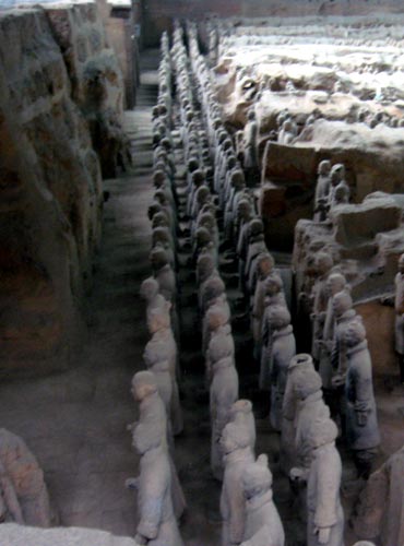 The Terracotta Army complex in Xi'an