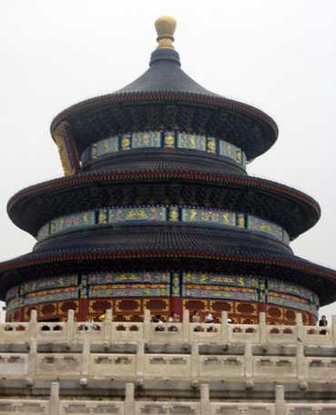 The Temple of Heaven was built in 1420 AD during the Ming Dynasty to offer sacrifice to Heaven.
