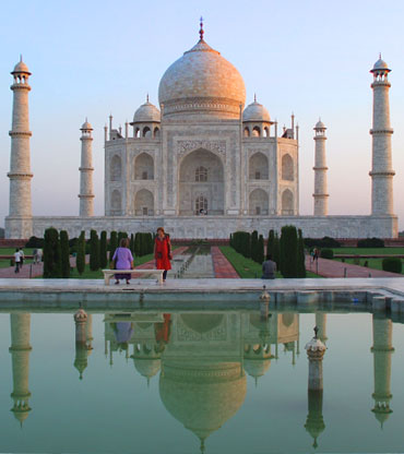 The Taj Mahal at Agra