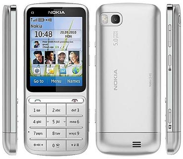 Nokia C3-01 Touch and Type messaging phone