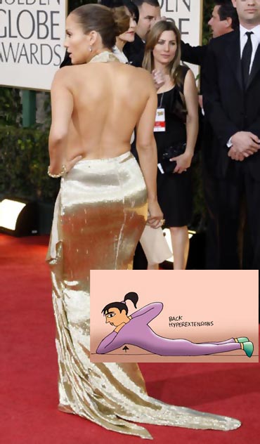Jennifer Lopez's back is as fab as her lower body