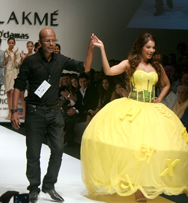 At Lakme Fashion Week in 2007