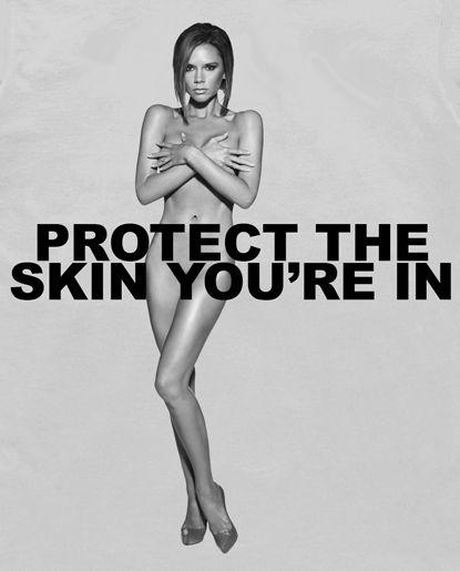 Victoria Beckham for Marc Jacobs' skin cancer awareness campaign