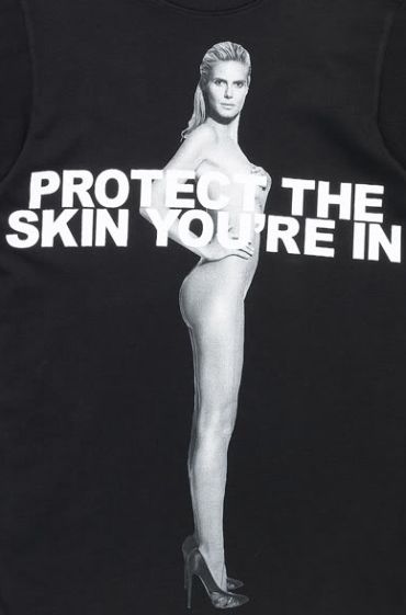 Heidi Klum for Marc Jacobs' skin cancer awareness campaign