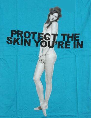 Helena Christensen for Marc Jacobs' skin cancer awareness campaign