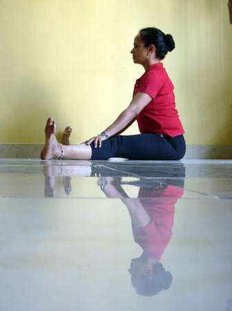 Upavista Konasana (Spread-legged wide angle pose)
