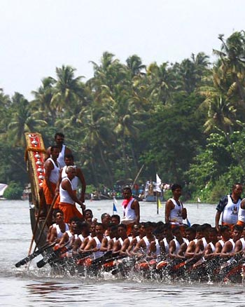 The Nehru Trophy Boat Race is the most competitive and popular boat race in Kerala.
