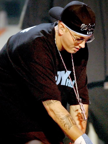 Eminem's got so many tattoos that need explaining we'd never get through them all!