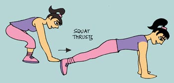 Squat thrust