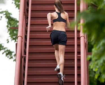 Stair steps and lunges