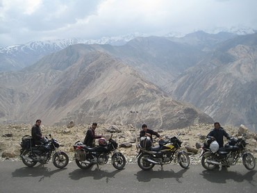 Sujay Ray heads out of Delhi on his bike as often as he can. Here is his group during their Lahaul and Spiti trip
