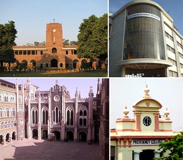 Best science colleges of India 2012