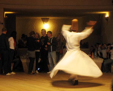 Just like belly dancers, the twirling Dervishes are much in demand too