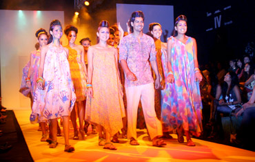 Celebrating Holi at Fashion Week