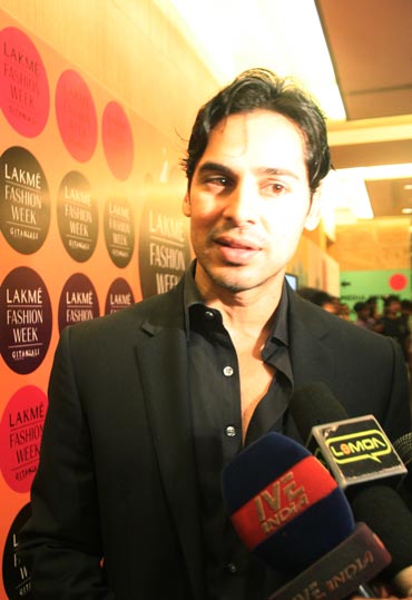 Spotted: Dino Morea at the LFW