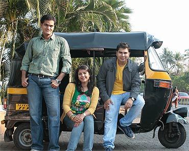From right: Mulchand Dedhia, Simi Sailopal and Ishan Mehta