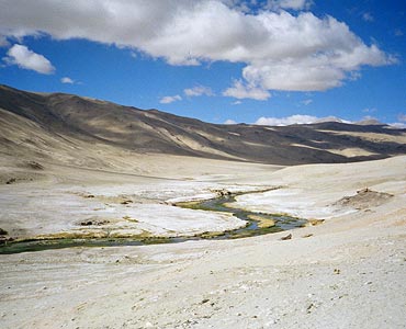 Puga Geothermal Valley, Ladakh