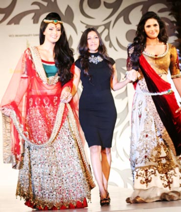 Geeta Basra, Sounia Gohil and Zarine Khan