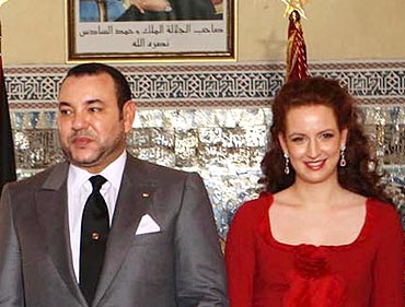 Princess Lalla Salma and King Mohammed VI of Morocco