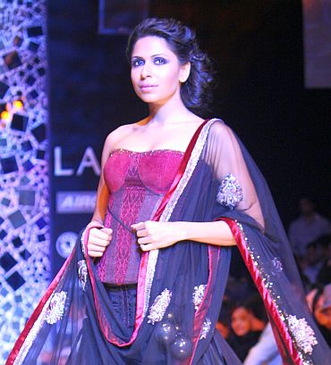 Corset cholis like this one by Manish Malhotra are created to flatter specific body-types