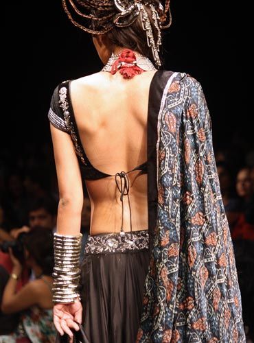 A backless beauty from Anita Dongre