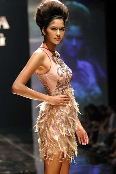 A Monisha Jaising creation at HDIL India Couture Week