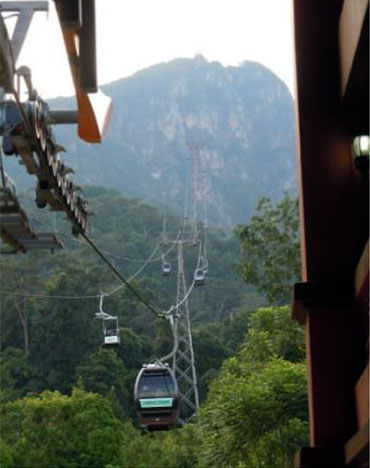 The cable car ride was an unforgettable experience