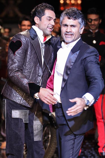 Abhay Deol and Arjun Khanna at HDIL India Couture Week