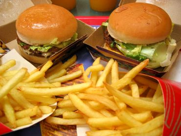 Burgers are  generally high in saturated fats and trans fats