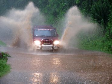 Driving in a deluge