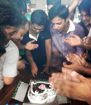 A birthday celebration at IIM Rohtak
