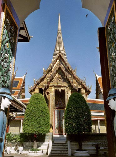 Wat Rajabopit Sathitmahasimaram Rajaworavihara Temple in Bangkok.