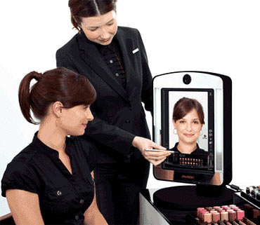 Shiseido's virtual makeup mirror