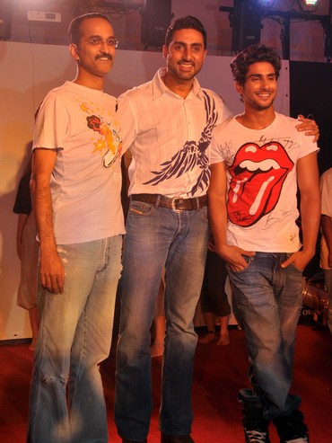 (L-R) Rohan Sippy, Abhishek Bachchan and Pratiek Babbar
