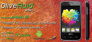 Olive low-cost Android phone