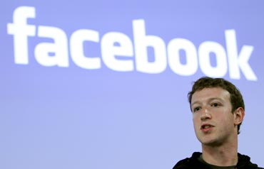 Facebook CEO Mark Zuckerberg speaks during a news conference at Facebook headquarters in Palo Alto