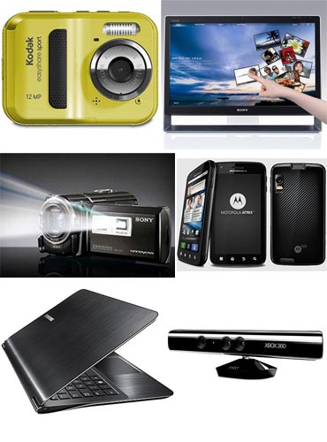 A collage of gadget gifts for your sister this raksha bandhan