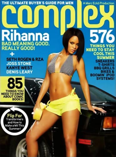 Rihanna on the cover of Complex magazine
