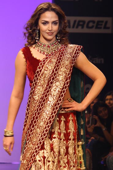 Esha Deol for Shyamal and Bhumika