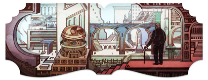 Google Doodle for Jorge Luis Borges