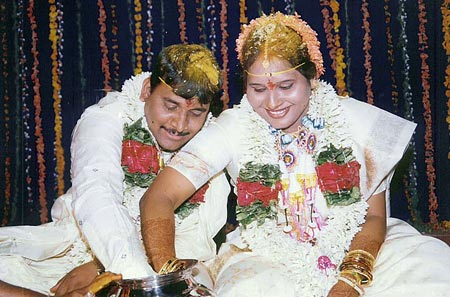 Madhumathi and her husband Chandrashekhar from Hyderabad