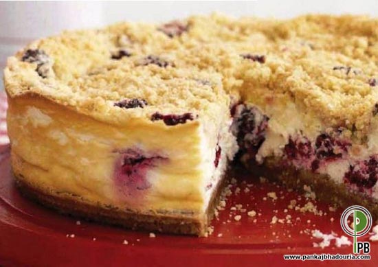 Baked Berry cheesecake
