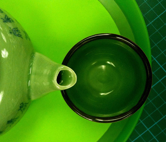 Green tea helps burn fat cells.