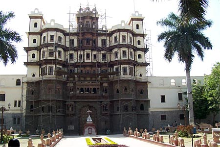 Rajwada, a famous landmark of Indore