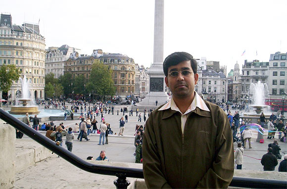 Yateen Kumar Suman during his stint in UBS, London