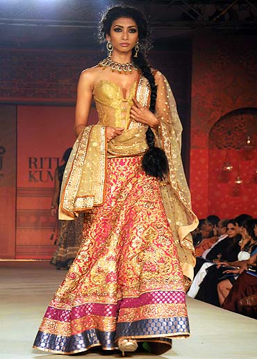 Nethra Raghuraman for Ritu Kumar