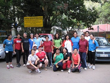 The 'Runner Girls' at one of the girls-only runs in Bengaluru