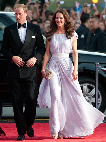 Prince William and Catherine Middleton, Duke and Duchess of Cambridge, arrive at the 2011 BAFTA Brits To Watch Event on July 9, 2011