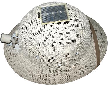 Solar cooling hat